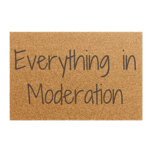 Everything in Moderation - Doormat