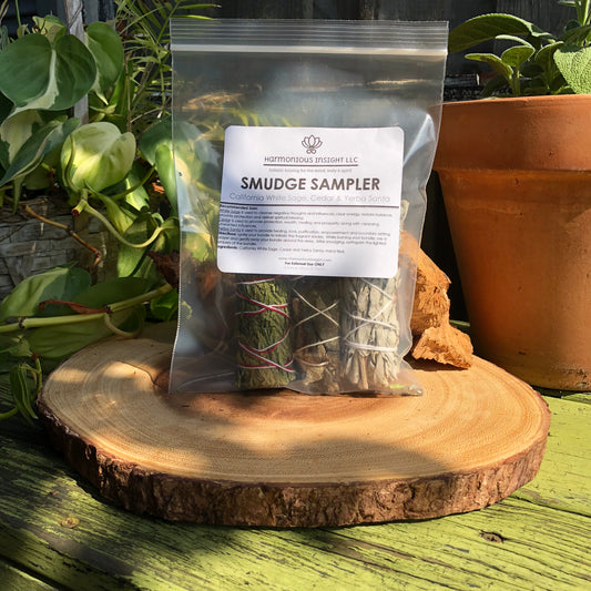 Smudge Sampler - White Sage, Cedar & Yerba Santa