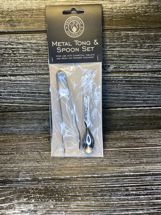 Resin and Powder Tong & Spoon Set