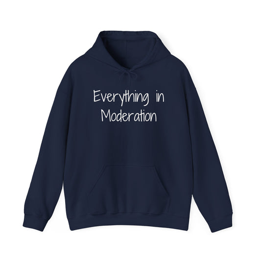 Everything in Moderation - Hooded Sweatshirt