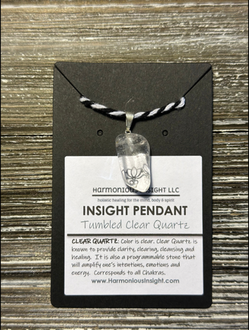 INSIGHT Pendant - Tumbled Clear Quartz