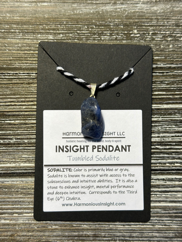 INSIGHT Pendant - Tumbled Sodalite