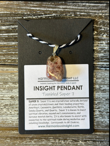 INSIGHT Pendant - Tumbled Super 7