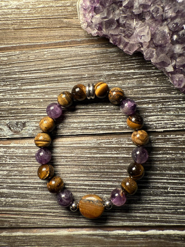 INSIGHT Bracelets - BALANCE Series (Tiger Eye and Amethyst) #2