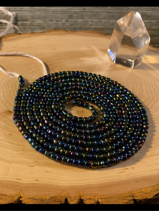 Harmonious Insight’s Waist Beads - Multi Colored Metallic