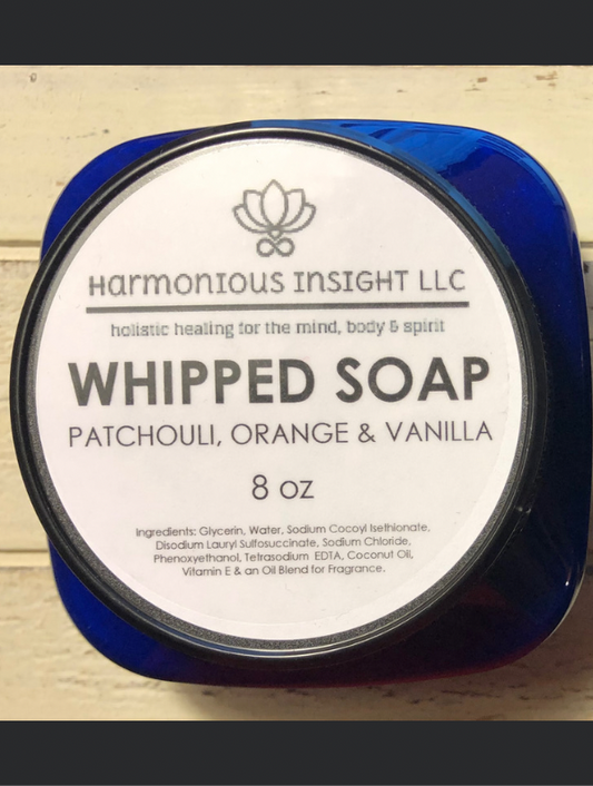 Patchouli, Orange and Vanilla Whipped Soap