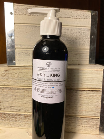 HE is…. KING Beard and Body Wash