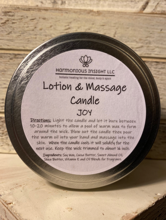 Lotion and Massage Candles