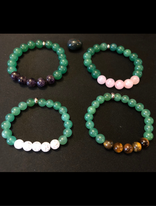 INSIGHT Bracelets - CONFIDENCE Series (Green Aventurine)